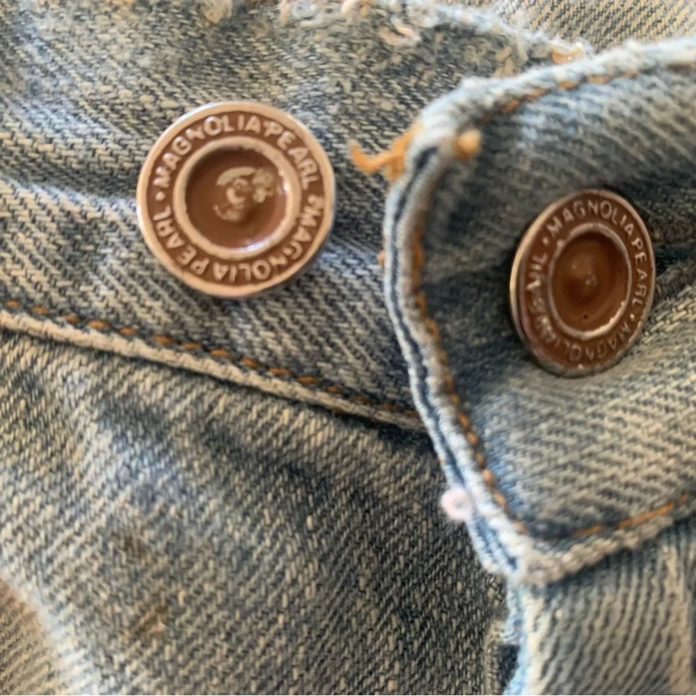 MAGNOLIA PEARL Calico Miner Distressed Denim Trouser Jeans - Picture 7 of 8